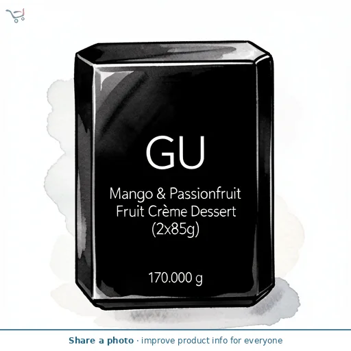 Gu Mango & Passionfruit Fruit Crème Dessert (2x85g)