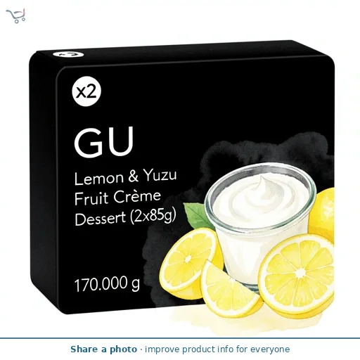Gu Lemon & Yuzu Fruit Crème Dessert (2x85g)