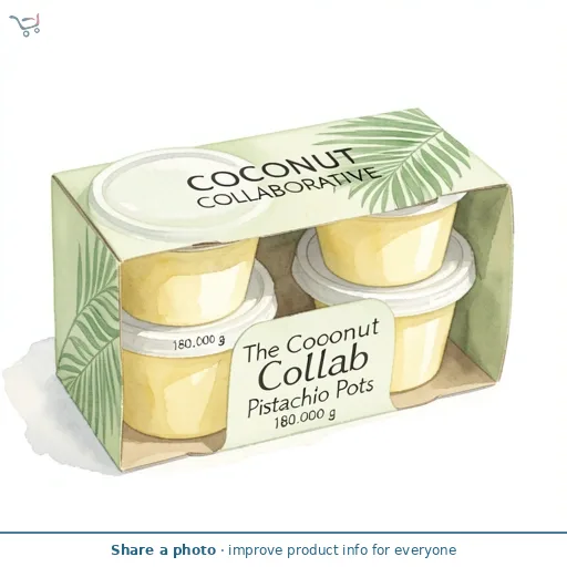 The Coconut Collab Pistachio Pots 4x45g