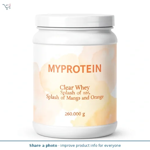 Myprotein Clear Whey, Splash of Mango and Orange 260g