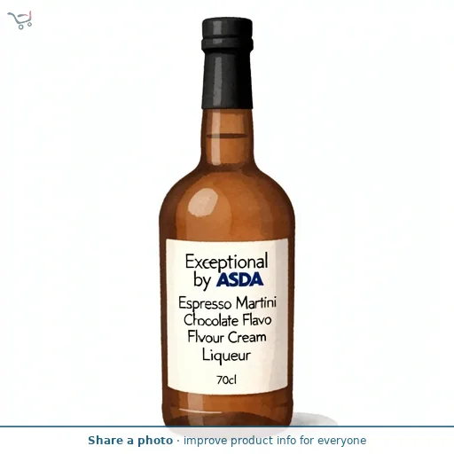 Exceptional by ASDA Exceptional by  Espresso Martini Chocolate Flavour Cream Liqueur 70cl