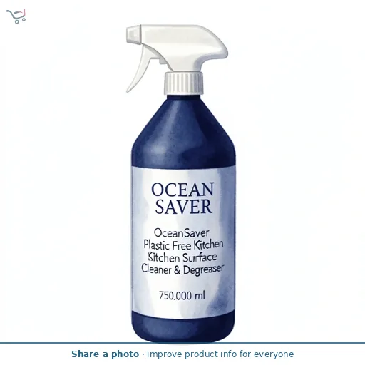 OceanSaver Plastic Free Kitchen Surface Cleaner & Degreaser 750ml