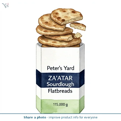 Peter's Yard ZA'ATAR Sourdough Flatbreads