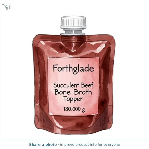 Forthglade Succulent Beef Bone Broth Topper
