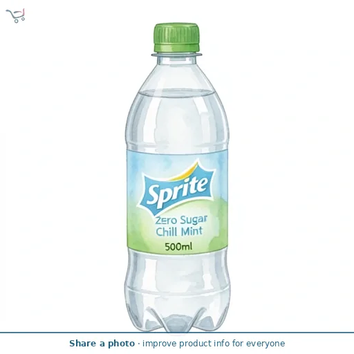 Sprite Zero Sugar Chill Mint 500ml Bottle