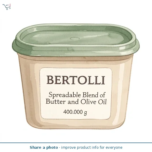 Bertolli Spreadable Blend of Butter and Olive Oil 400g