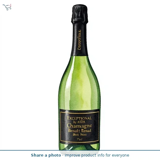 Exceptional by ASDA Champagne Benoît Renaud Blanc de Noirs Brut 75cl
