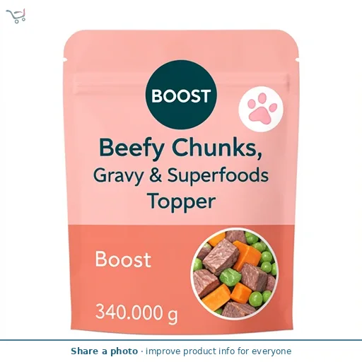 Boost Beefy Chunks, Gravy & Superfoods Topper