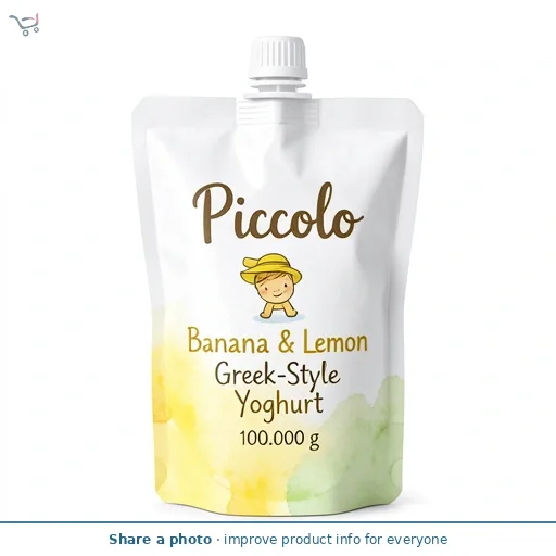 Piccolo Banana & Lemon Greek-Style Yoghurt