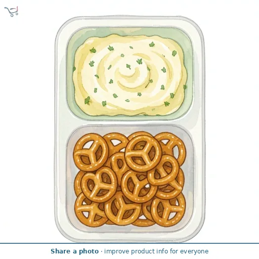 Tesco Mini Pretzels with Garlic & Herb Cream Cheese Dip 55g