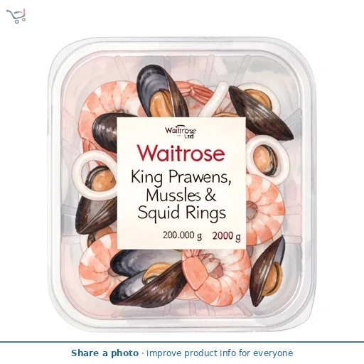 Waitrose King Prawns, Mussels & Squid Rings