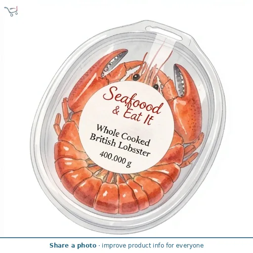 Seafood & Eat It Whole Cooked British Lobster