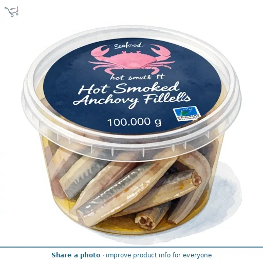 Seafood & Eat It Hot Smoked Anchovy Fillets
