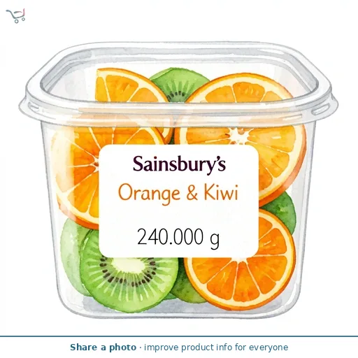 Sainsbury's Orange & Kiwi 240g