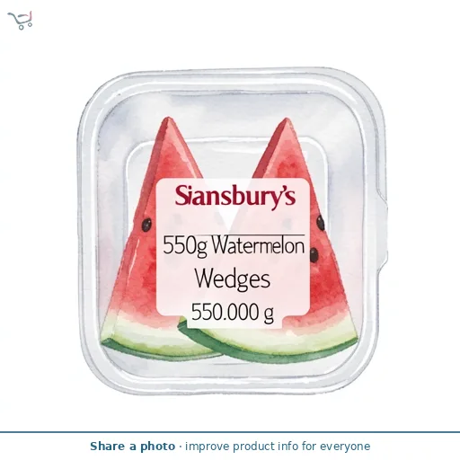 Sainsbury's 550g Watermelon Wedges