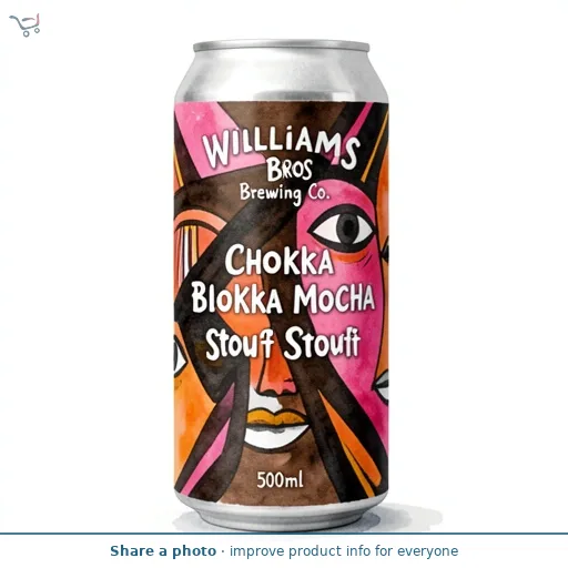 Williams Bros Brewing Co. Chokka Blokka Mocha Stout 500ml