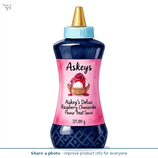 Askey's Deluxe Raspberry Cheesecake Flavour Treat Sauce 325g