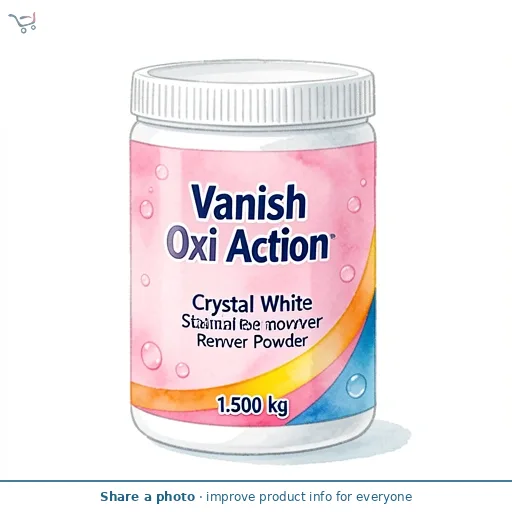 Vanish Oxi Action Crystal White Stain Remover Powder 1.5 kg