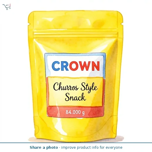 Crown Churros Style Snack 84g