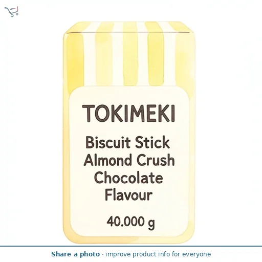 Tokimeki Biscuit Stick Almond Crush Chocolate Flavour 40g