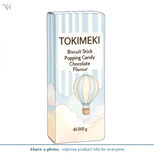 Tokimeki Biscuit Stick Popping Candy Chocolate Flavour 40g