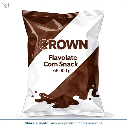Crown Chocolate Flavoured Corn Snack 66g