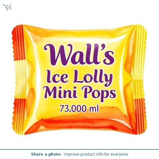 Wall's Ice Lolly Mini Pops 5 x 14.6ml
