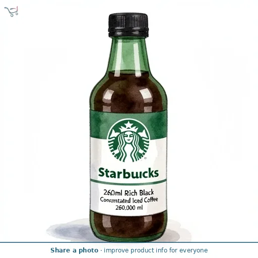 Starbucks 260ml Rich Black Concentrated Iced Coffee