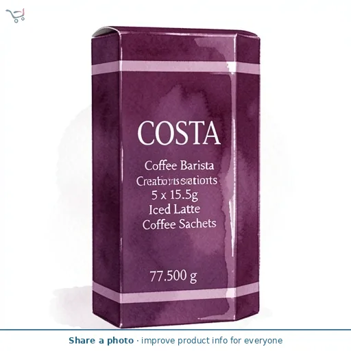 Costa Coffee Barista Creations 5 x 15.5g Iced Latte Coffee Sachets