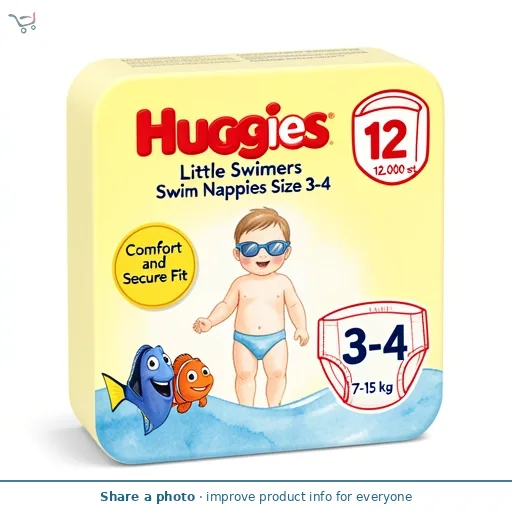 Huggies Little Swimmers Swim Nappies Size 3-4