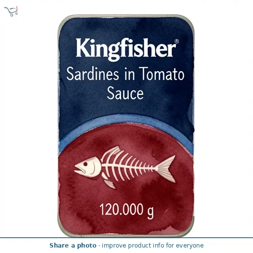 Kingfisher Sardines in Tomato Sauce 120g