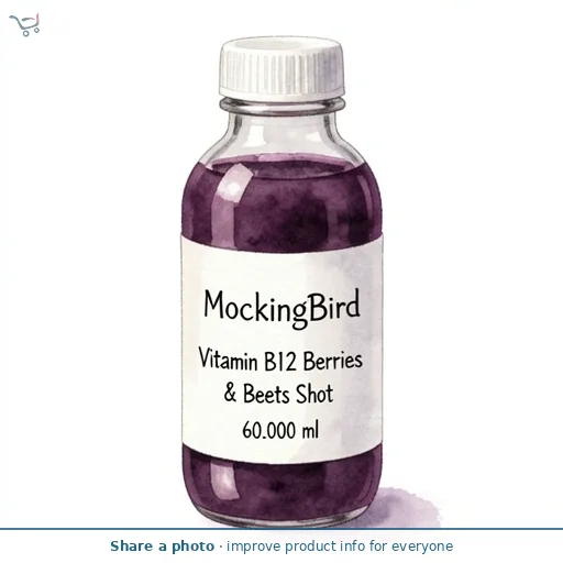 Mockingbird Vitamin B12 Berries & Beets Shot 