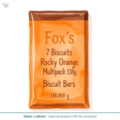 Fox's 7 Biscuits Rocky Orange Multipack 138g Biscuit Bars