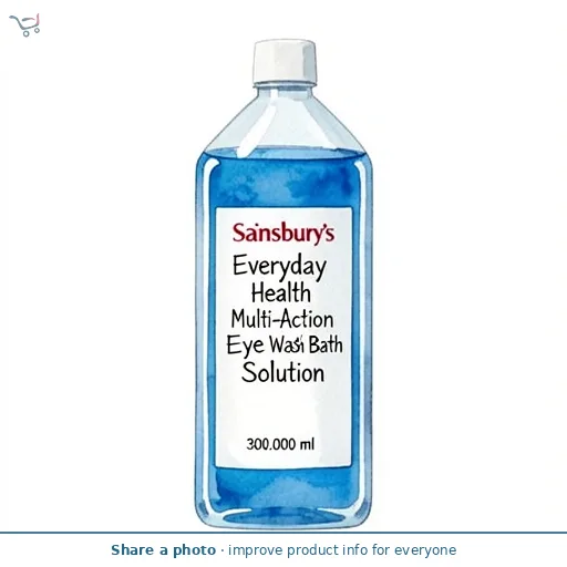 Sainsbury's Everyday Health Multi-Action Eye Wash & Bath Solution 300ml