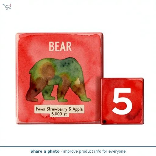BEAR Paws Strawberry & Apple