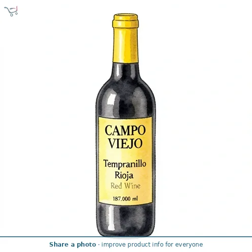 Campo Viejo Tempranillo Rioja Red Wine 187Ml