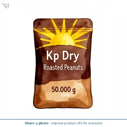Kp Dry Roasted Peanuts 50G