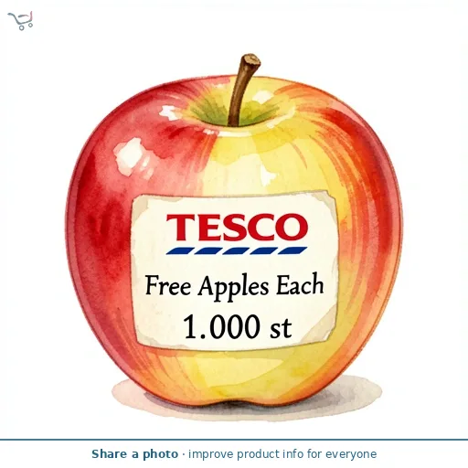 Tesco Free Apples Each