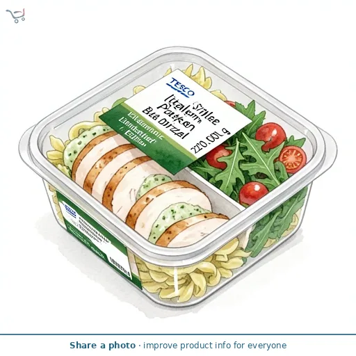Tesco Italian Style Chicken, Pasta & Balsamic Drizzle Limited Edition 220g