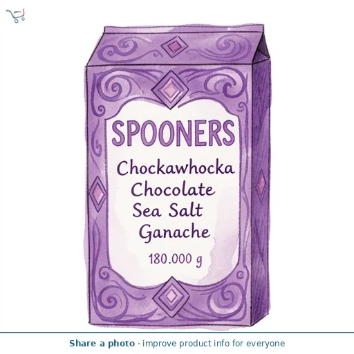 Spooners Chockawhocka Chocolate Sea Salt Ganache 4x45g