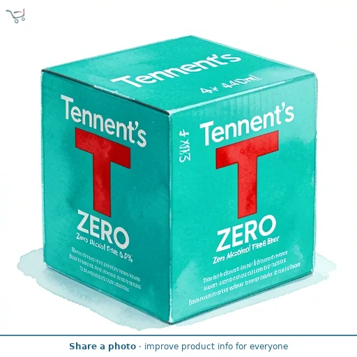 Tennent's Zero Alcohol Free Beer 4 x 440ml