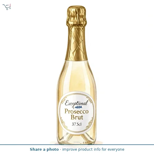 Exceptional by ASDA Prosecco Brut 37.5cl