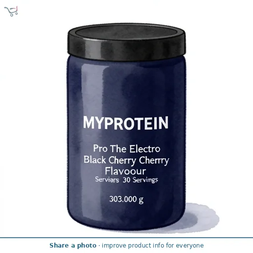  Myprotein Pro The Electro Black Cherry Flavour 30 Servings 303g