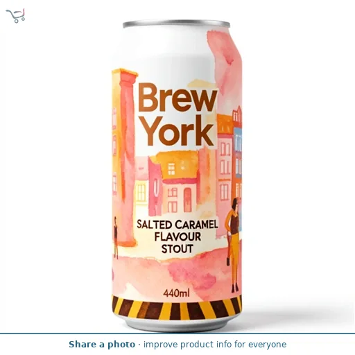 Brew York Salted Caramel Flavour Stout 440ml