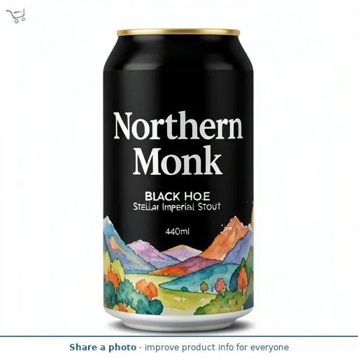 Northern Monk Black Hole Stellar Imperial Stout 440ml