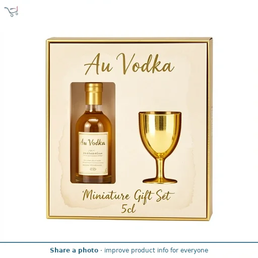 Au Vodka Miniature Gift Set 5cl