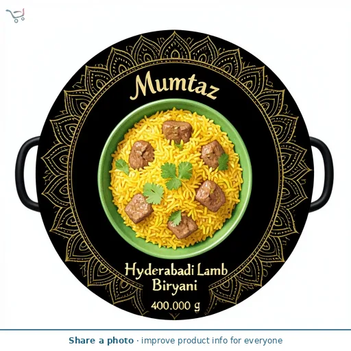 Mumtaz Hyderabadi Lamb Biryani