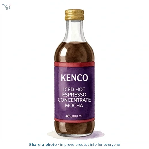 KENCO ICED HOT ESPRESSO CONCENTRATE MOCHA 485 ML