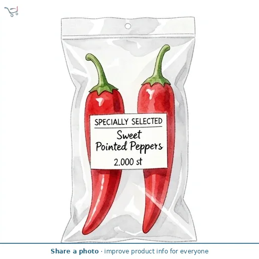 Sweet Pointed Peppers