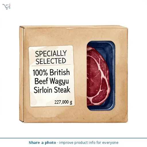 100% British Beef Wagyu Sirloin Steak